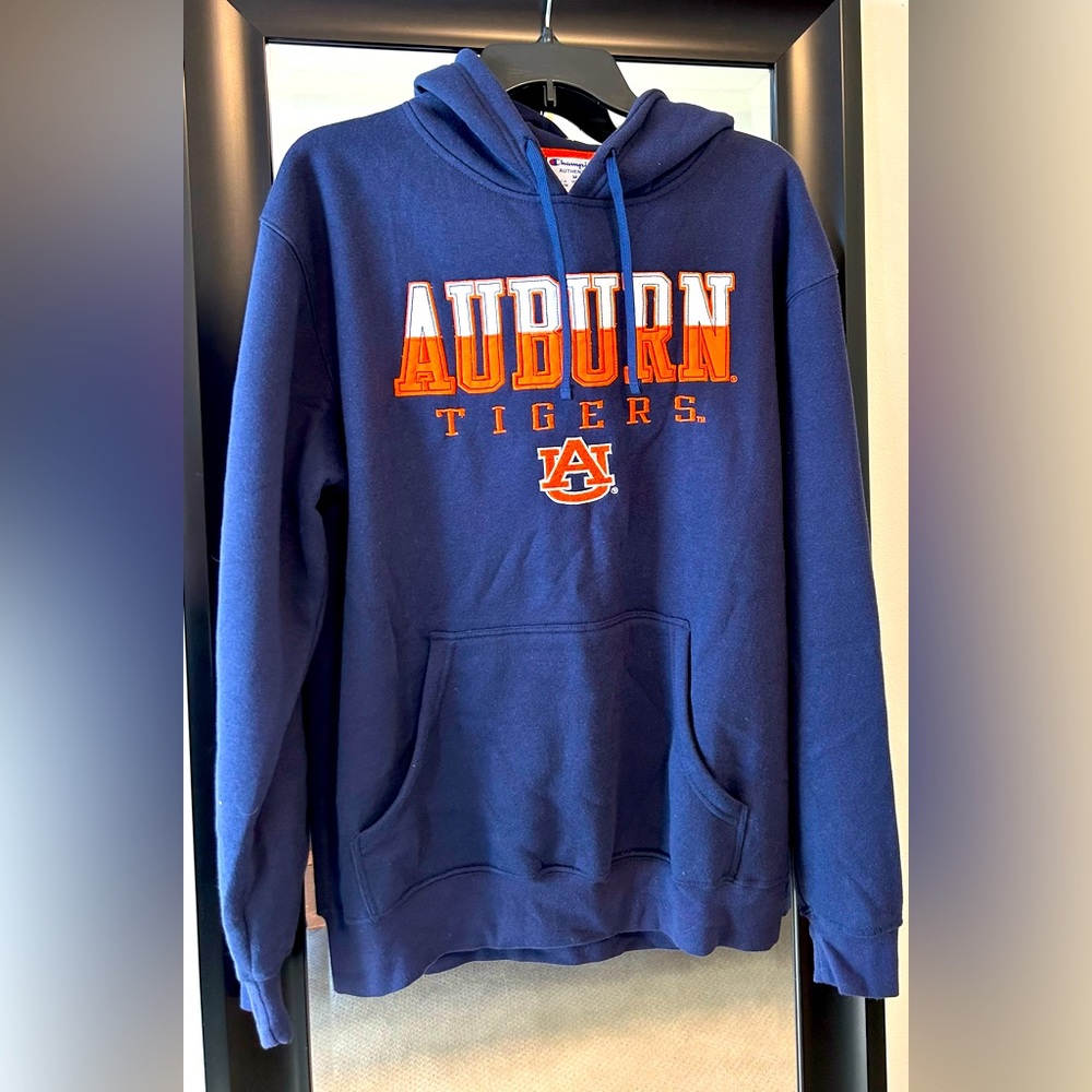 Official Champion Auburn Hooded Sweatshirt Sz M